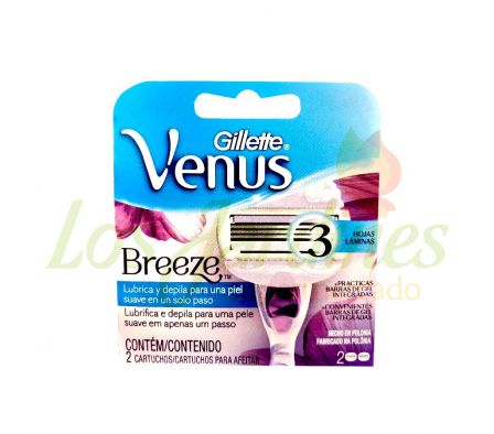 REPUESTO GILLETE VENUS BREEZE 2UN