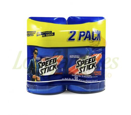 PACK X 2 DEO. SPEED STICK ROLL ON MSS XTEME 50ML