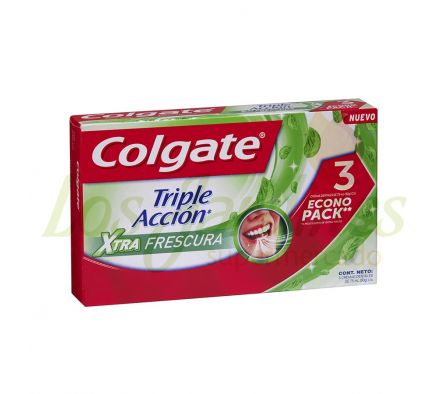 CREMA DENTAL COLGATE TRI ACCION EXT FRESC 3X90GR-