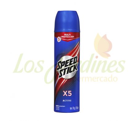 PACK X 2 DEO SPEED STICK MSS X5 SPRAY 150 ML