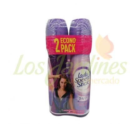 DEO LADY SPEED STICK PWDER FRESH SPRAY X 2 X 150M