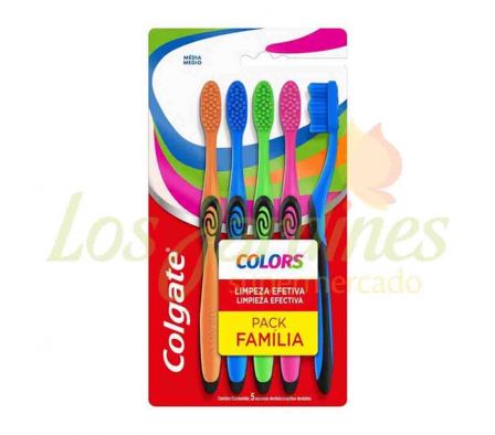 CEPILLO DENTAL CTBM COLORS COLLECTION CH M 5PK