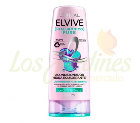 ACONDICIONADOR ELVIVE PURE HIDRA HIALURONICO 370M