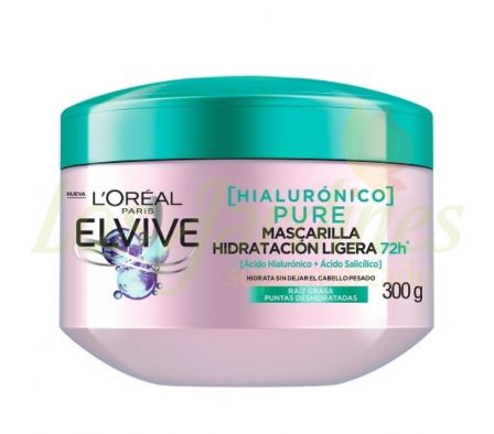TRATAMIENTO ELVIVE PURE HIDRA HIALURONICO MASC 30