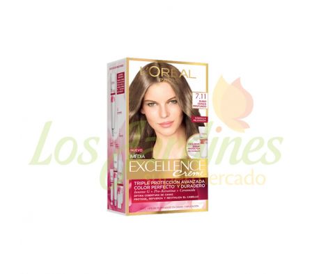 KIT COLORACION EXCELLENCE CENIZA  N° 7-11