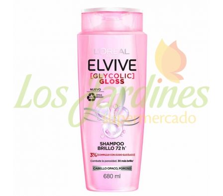 SHAMPOO GLYCOLIC GLOSS ELVIVE 680 ML