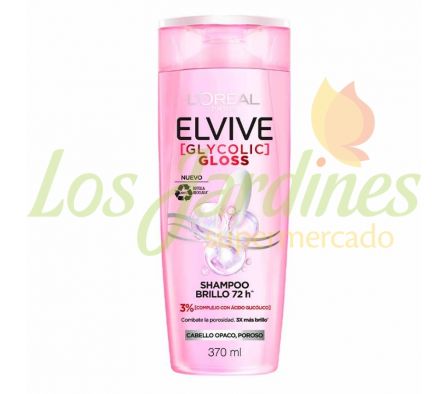 SHAMPOO GLYCOLIC GLOSS ELVIVE 370 ML