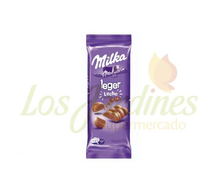 CHOCOLATE MILKA TABLETA LEGER LECHE 110GR