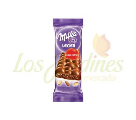 CHOCOLATE MILKA TABLETA LEGER ALMENDRA 110GR
