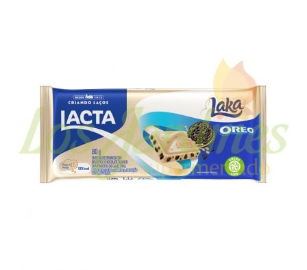 TABLETA DE CHOCOLATE LACTA LAKA OREO 80G