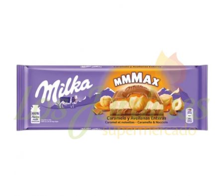 TABLETA CHOCOLATE MILKA CARAMELO/AVELLANA 300G