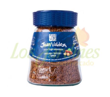 CAFE JUAN VALDEZ SOLUBLE LIOFILIZADO AVELLANA 95