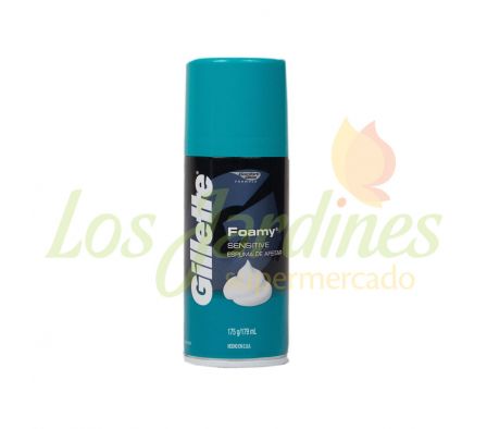 FOAMY SENSITIVE GILLETTE 175 GRS