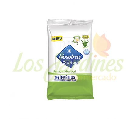 PAÑITOS INTIMOS NOSOTRAS 16X12 UNID