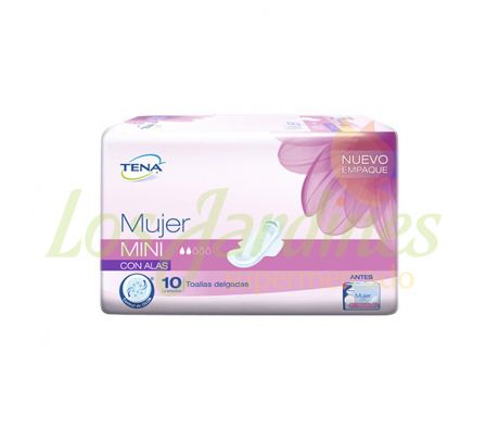 INCONTINENCIA TENA MUJER MINI PAQUETE 10UN
