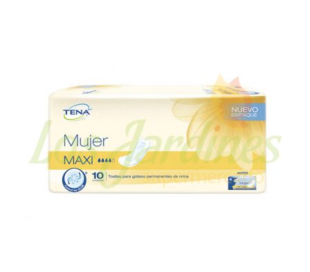 INCONTINENCIA TENA MUJER MAXI 10UN