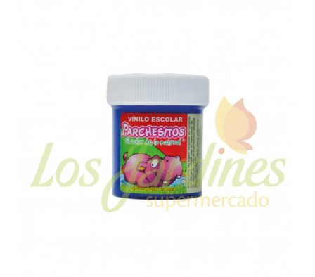 TEMPERA VINILO PARCHESITOS AZUL 30CC