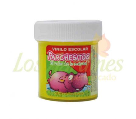 TEMPERA VINILO PARCHESITOS AMARILLO 30CC