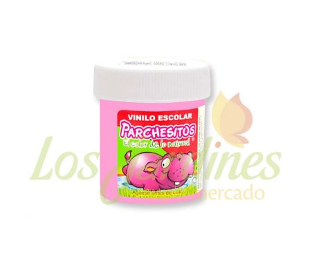 TEMPERA VINILO PARCHESITOS ROSADO 30CC