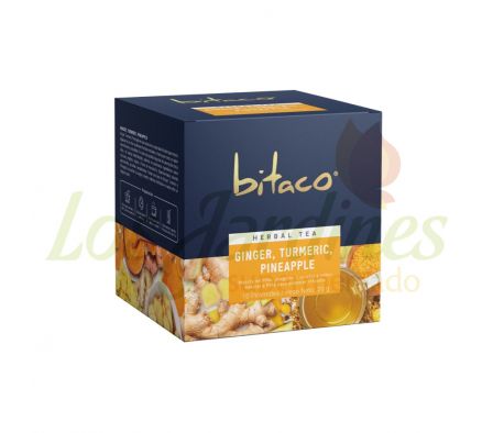 TE BITACO GINGER TURMERIC PINEAPPLE 10 UN