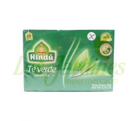 TE VERDE HINDU 20 SAQUITOS 26G