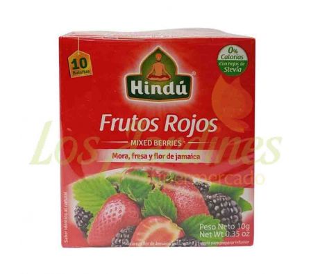 TE HINDU INFUSION FRUTOS ROJOS 10 U