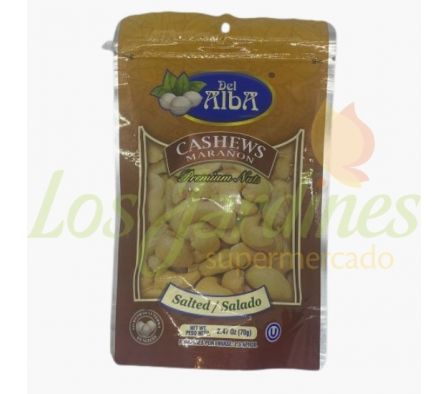 CASTAÑA DE CAJU O MARAÑON DEL ALBA 70 GR