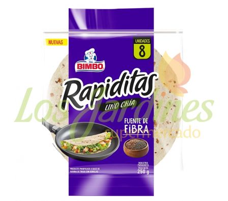 RAPIDITAS BIMBO LINO CHIA 250 G.