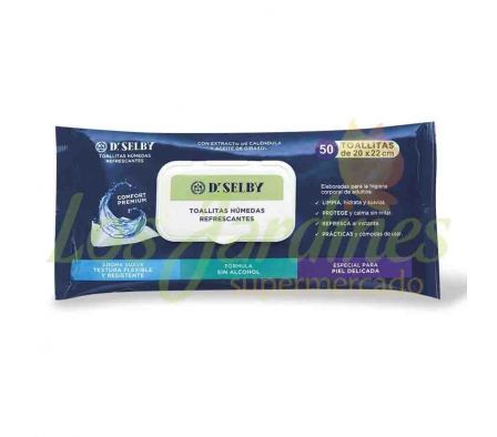 TOALLITAS HUMEDAS ADULTO DR.SELBY X 50 UNID.