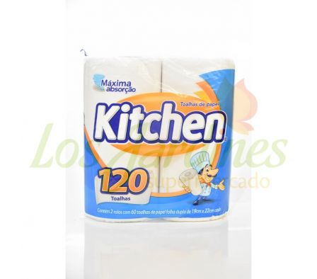 TOALLA DE PAPEL ABSORVENTE KITCHEN 2UN