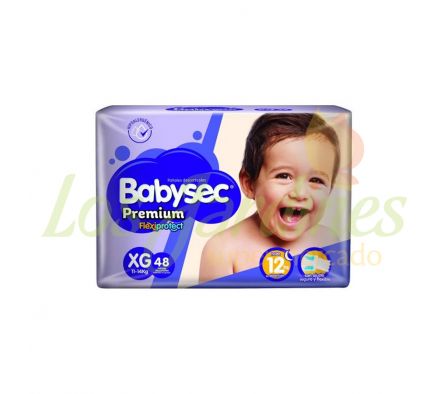 PAÑAL BABYSEC PREMIUM JUMBO XG X 48 UNID.