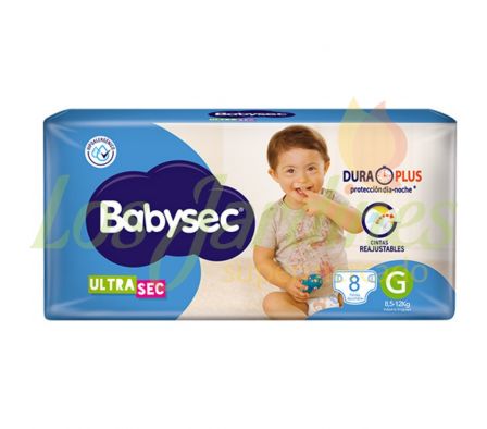 PAÑAL BABYSEC ULTRA REGULAR G X 8UN