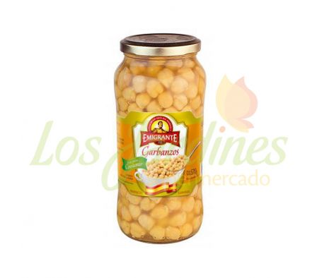 GARBANZOS COCIDOS EMIGRANTE FRASCO 570 GRS