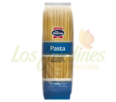 FIDEO LAS ACACIAS SPAGHETTI NATURAL 400 GRS