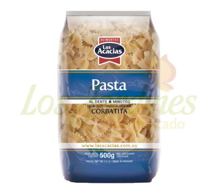 FIDEOS CORBATITA NATURAL LAS ACACIAS 400G