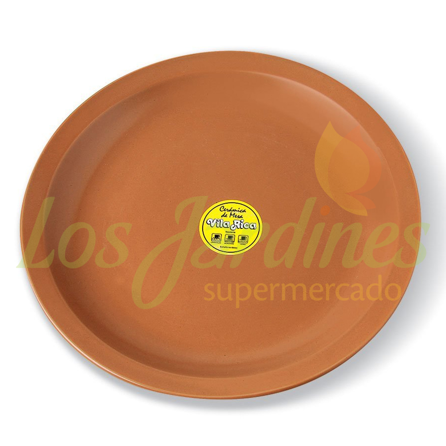 PLATO LLANO 25CM TERRACOTA RF.310037
