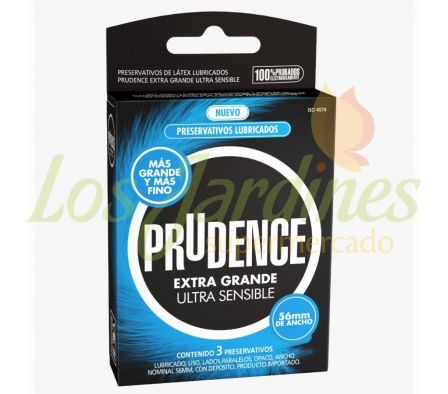 PRESERVATIVO EXTRA GRANDE ULTRA SENSIBLE X 3 UNID