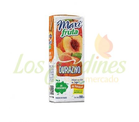 JUGO MAXI FRUTA DURAZNO 200 ML