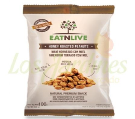 MANI HORNEADO CON MIEL EATNLIVE 100G
