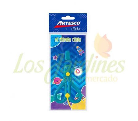 TIJERA ARTESCO PLASTICO ANTICORTE 5´´