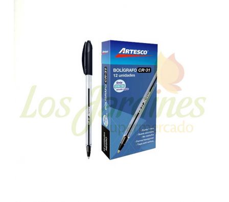 BOLIGRAFO ARTESCO CR31 NEGRO