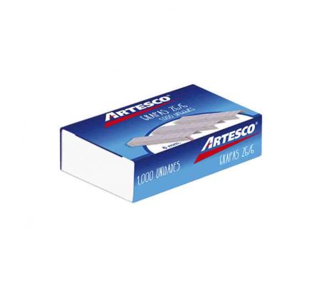 GRAMPA ARTESCO P/PRESILLADORA 26/6 X 1000 GRAMPAS