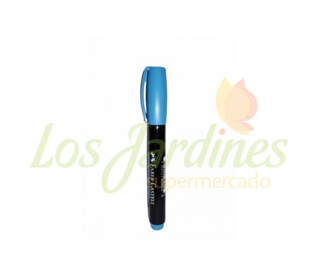 MARCADOR RESALTADOR FABER CASTELL CELESTE