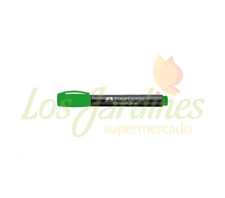 MARCADOR RESALTADOR FABER CASTELL VERDE