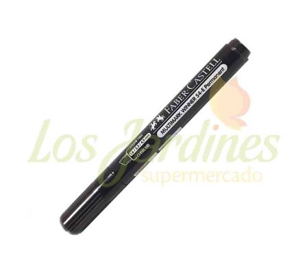 MARCADOR PERMANENTE FABER CASTELL MULTIMARK NEGRO
