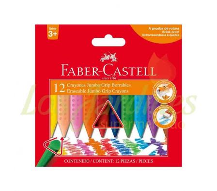 CRAYOLA FABER GRIF 12 COLORES