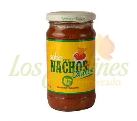 SALSA B&R PARA NACHOS CON CILANTRO 360G
