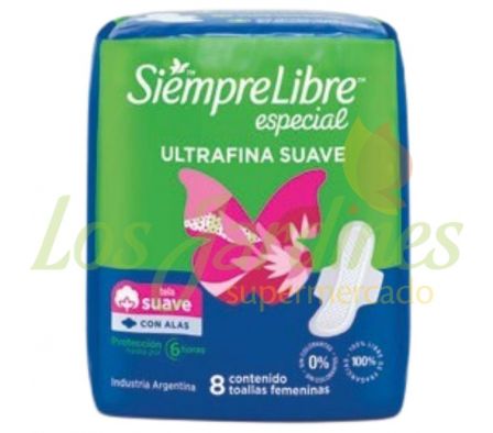 TOALLA SIEMPRE LIBRE ESPECIAL ULTRAFINA 8UN