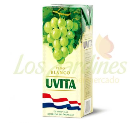 VINO BLANCO TETRA UVITA 1 LT.