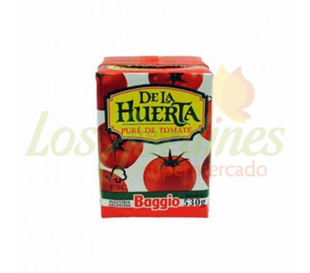 PURE DE TOMATE DE LA HUERTA 530 GR:-